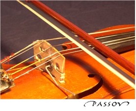 Chord viola bridge down: chord playing