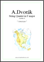 Dvorak American quartet - Sheet music
