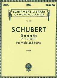 Buy Franz Schubert's Arpeggione Sonata sheet music, various editions