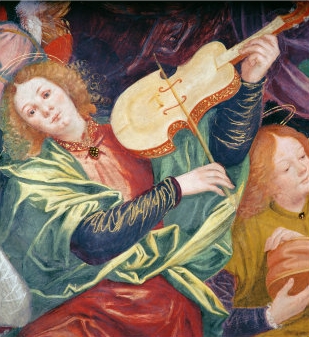 The Concert of Angels (Angeli Musicanti), 1534-36 Gaudenzio Ferrari Early examples of violas in painting