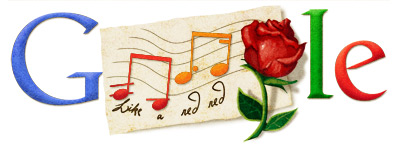 Google celebrated Robert Burns's birthday with a special logo (doodle)