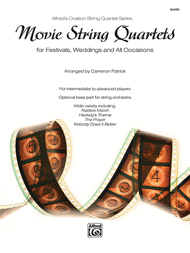 Movie String Quartets for festivals, weddings and all occasions. John Williams sheet music