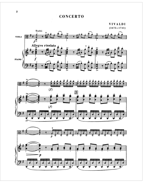 Buy Vivaldi: The Viola d'Amore Concertos sheet music