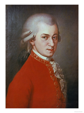 Portrait of Wolfgang Amadeus Mozart who, among other things, played the viola and composed great music for it