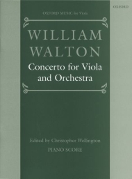 Walton: Concerto for viola and orchestra, sheet music Piano reduction & full score