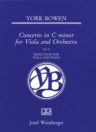 York Bowen: Concerto for Viola and orchestra. Buy sheet music