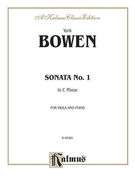 York Bowen: Sonata No. 1 in C Minor. Buy sheet music